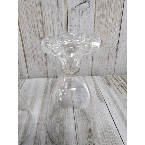 Vintage Anchor Hocking Boopie 4 1/2" Juice Cordial Cocktail Glasses Set Of 2 - Picture 7 of 7